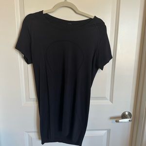 Black Lululemon Swiftly Tech Short Sleeve